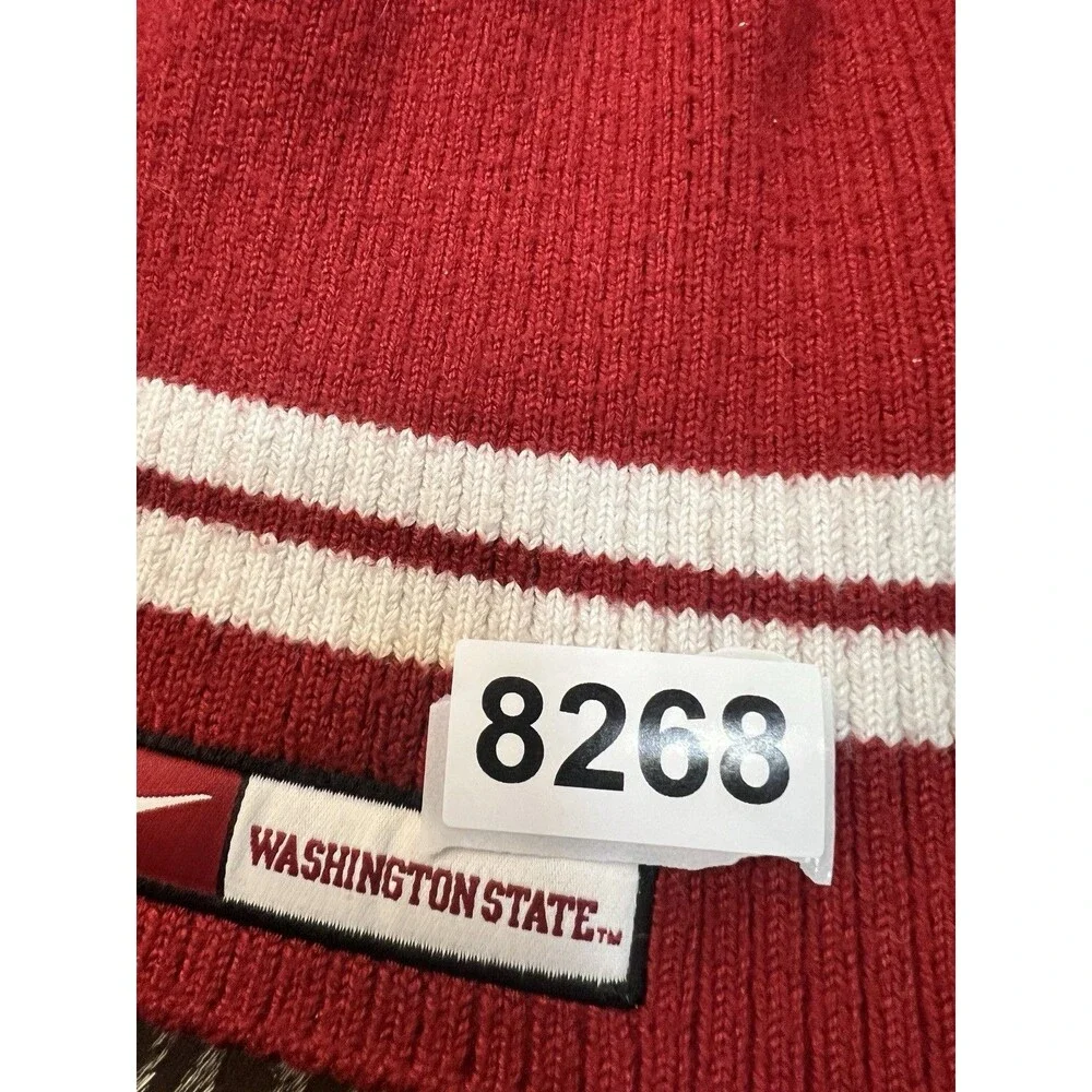 Nike vintage Team wsu  Beanie Hat Cap OS Swoosh Washington State University